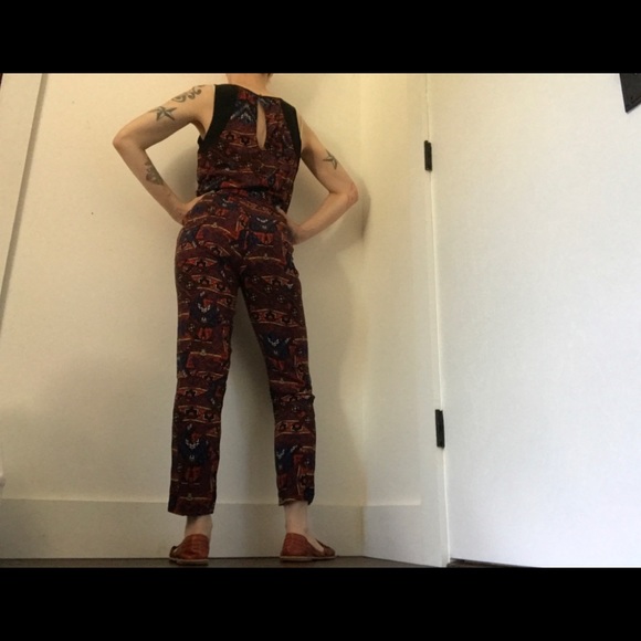 Forever 21 Art-deco Print Jumpsuit - Picture 8 of 12